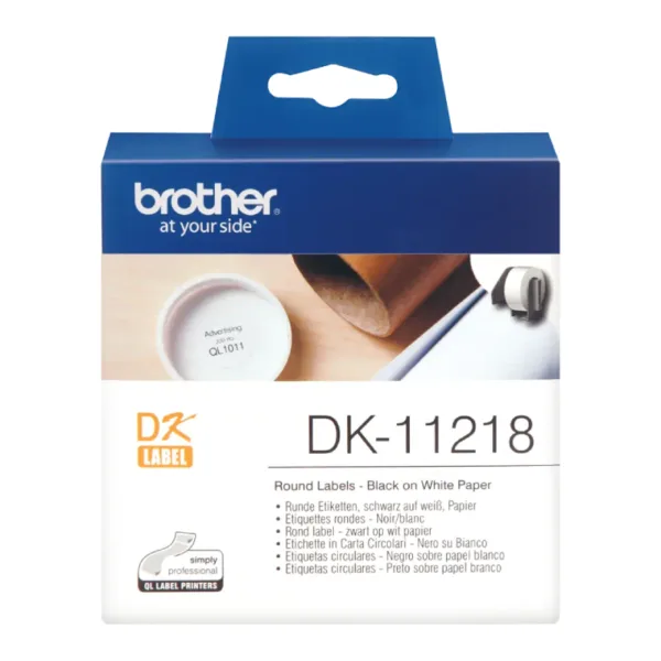 بكرة ملصقات أصلية Brother DK-11218