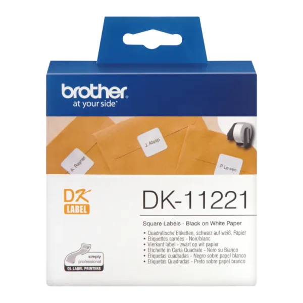 بكرة ملصقات أصلية من Brother DK-11221