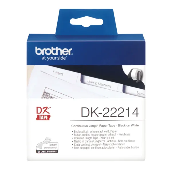 بكرة ملصقات ورقية Brother DK-22214