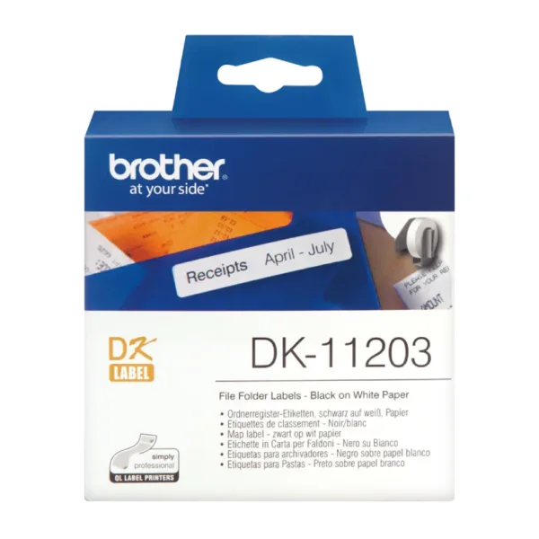 بكرة الملصقات الأصلية Brother DK-11203